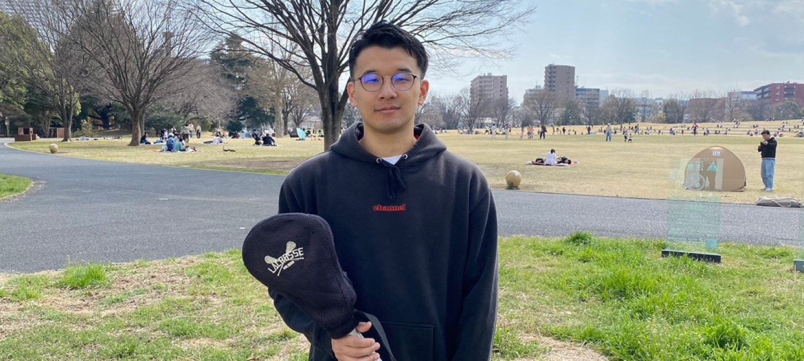 ラクロスをすることが息抜きになっています